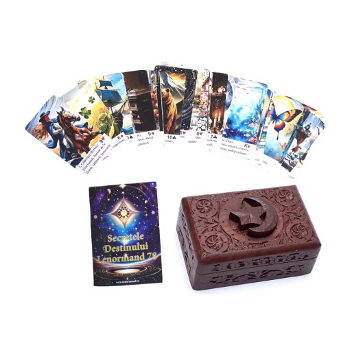 Secretele Destinului - set de Tarot Lenormand 78 carti - Kit